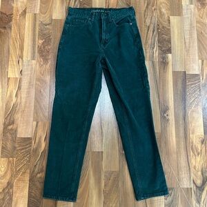 American Eagle Mom Jean Dark Green